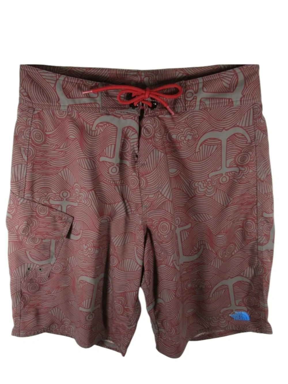 THE NORTH FACE Men's Anchor Wave Print Swim Board Shorts Size 38